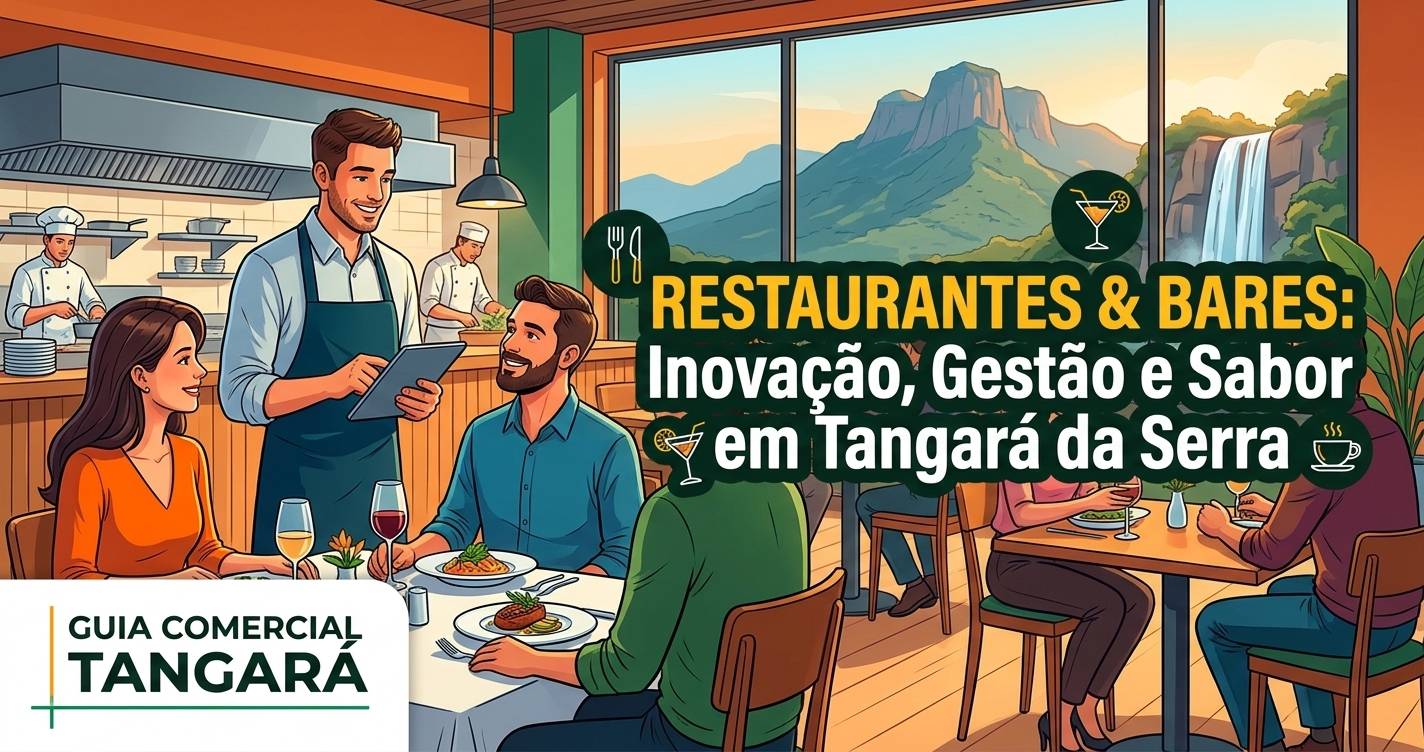 Além da Cozinha: Por que Bares e Restaurantes em Tangará da Serra Precisam Estar Conectados com as Tendências do Setor?